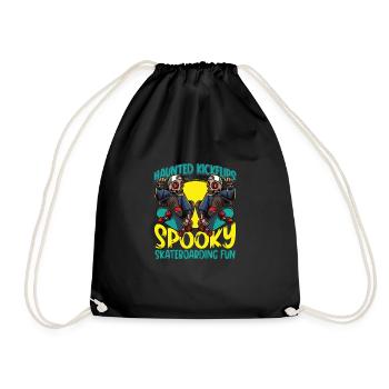 Horror Skateboarder Halloween Skateboard Cadeau - Sac de sport léger - noir - Devant