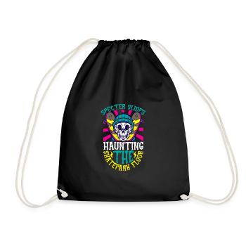 Horror Skateboarder Halloween Skateboard Cadeau - Sac de sport léger - noir - Devant