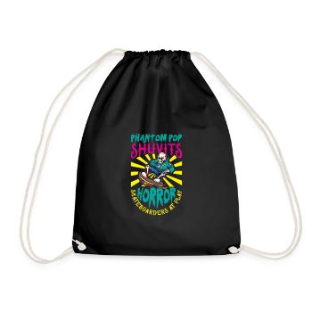 Horror Skateboarder Halloween Skateboard Cadeau - Sac de sport léger - noir - Devant