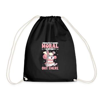 Tenue de pom-pom girl - Sac de sport léger - noir - Devant