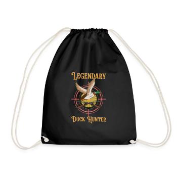 Duck Hunt Duck Hunter Bird Hunting Duck Hunting - Turnbeutel - Schwarz - Vorne