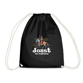 Chevalier Chevalier Armure Médiévale Renaissance - Sac de sport léger - noir - Devant