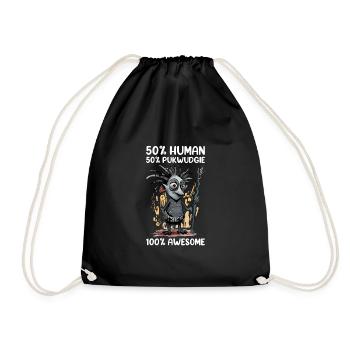 Pukwudgie, Cryptid, Folklore, Myths, Cryptozoologist - Drawstring Bag - black - Front