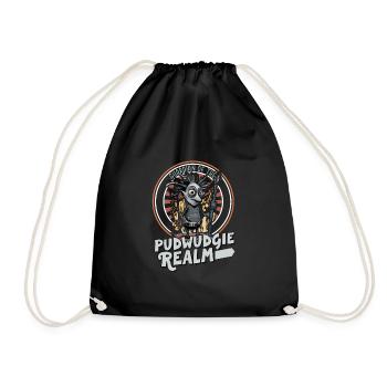 Pukwudgie, Cryptid, Folklore, Myths, Cryptozoologist - Drawstring Bag - black - Front