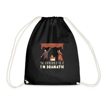 Professeur d’art dramatique Professeur d’art dramatique - Sac de sport léger - noir - Devant