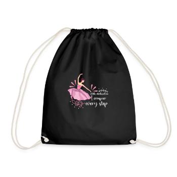 Ballet Ballerine Danse Danseuse Danse Ballet - Sac de sport léger - noir - Devant