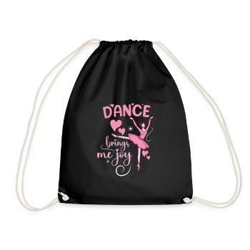 Ballet Ballerine Danse Danseuse Danse Ballet - Sac de sport léger - noir - Devant