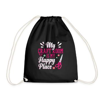 Cardmaker Scrapbooking Card Making Kits For - Drawstring Bag - black - Front