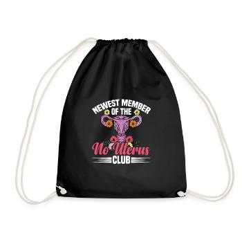 Hystérectomie pour restaurer la - Sac de sport léger - noir - Devant