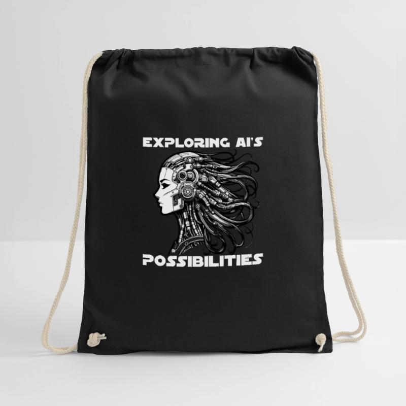 Artificial Intelligence, Machine Learning, Data Drawstring Bag