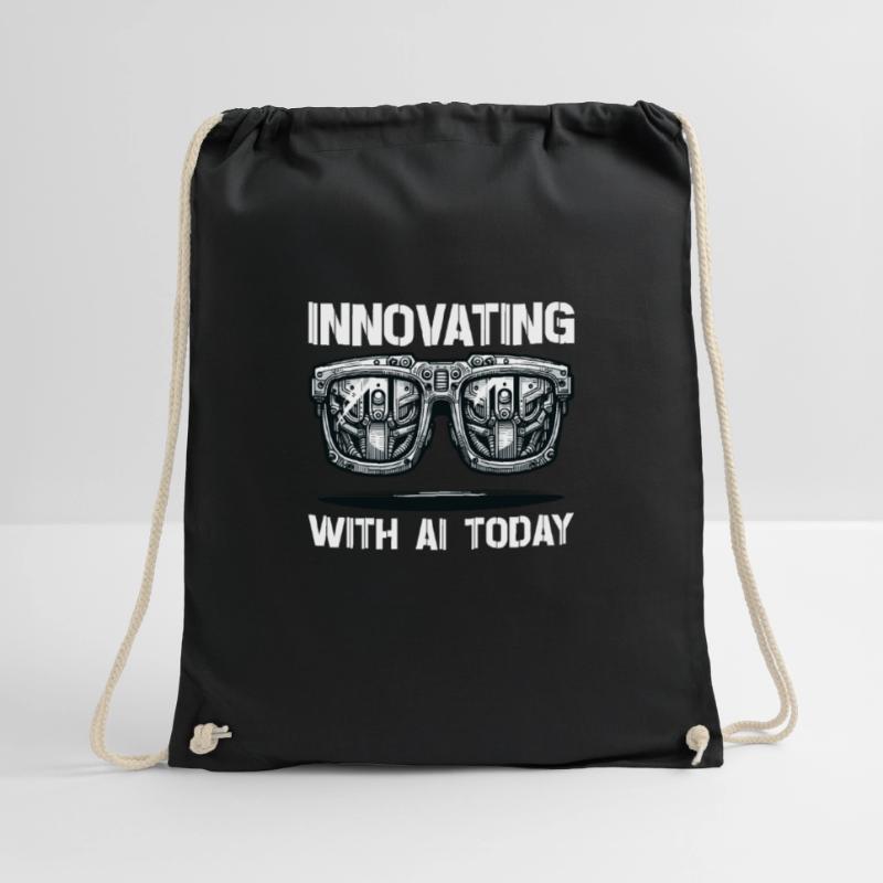 Artificial intelligence, machine learning, data Drawstring Bag