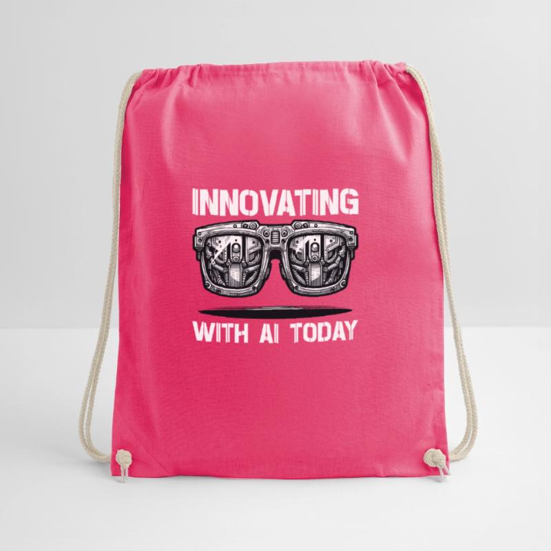 Artificial intelligence, machine learning, data Drawstring Bag