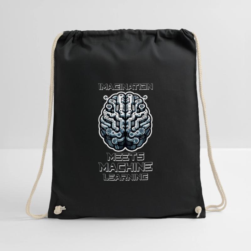 Artificial intelligence, machine learning, data Drawstring Bag