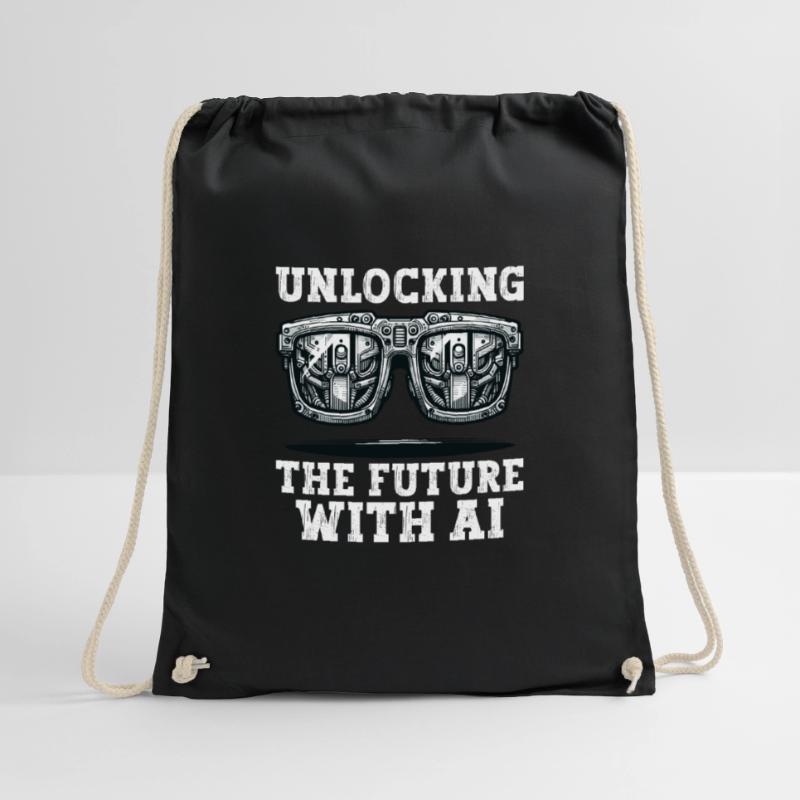 Artificial intelligence, machine learning, data Drawstring Bag