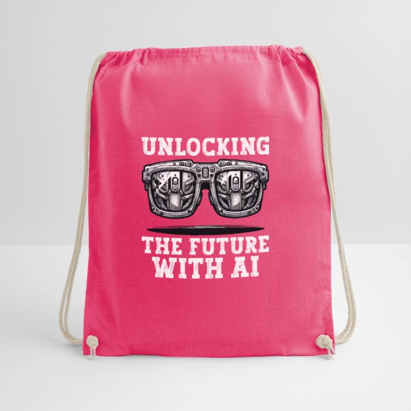 Artificial intelligence, machine learning, data Drawstring Bag