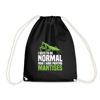 Enclos alimentaire de costume de mante religieuse - Sac de sport léger - noir - Devant