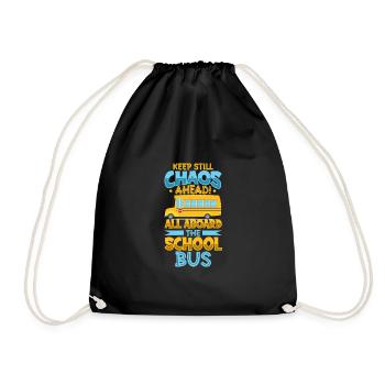 Funny School Bus Driver Appreciation anniversary - Turnbeutel - Schwarz - Vorne