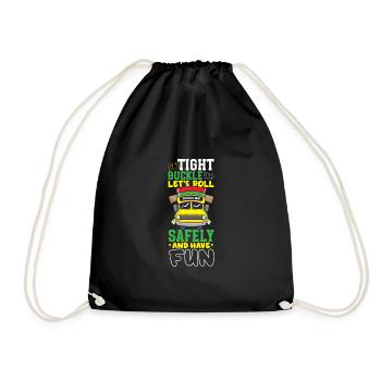 Funny School Bus Driver Appreciation anniversary - Turnbeutel - Schwarz - Vorne