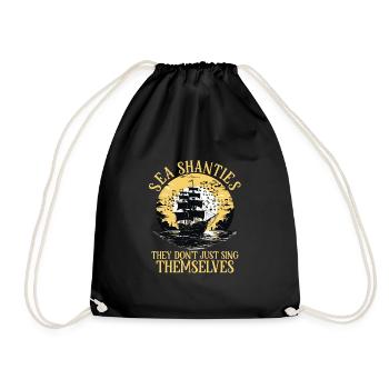 Sailors Sea Shanty Singing Ship Adventures - Sac de sport léger - noir - Devant