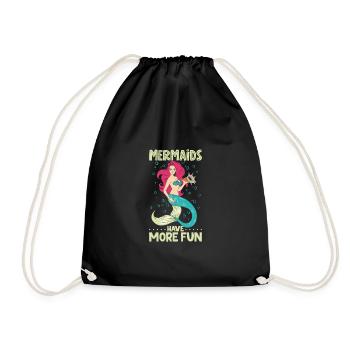 Sirène Reine, Mer, Royal, Océan, Monarque - Sac de sport léger - noir - Devant