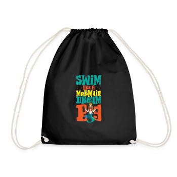 Sirène Reine, Mer, Royal, Océan, Monarque - Sac de sport léger - noir - Devant