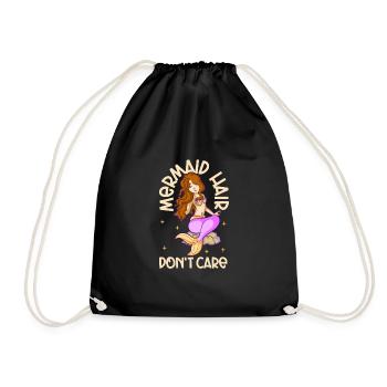 Sirène Reine, Mer, Royal, Océan, Monarque - Sac de sport léger - noir - Devant