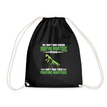 Enclos alimentaire de costume de mante religieuse - Sac de sport léger - noir - Devant