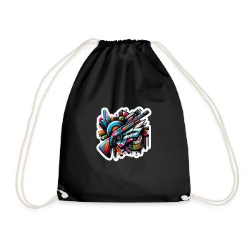 Clay Pigeon Shooting Clay Pigeon Shooting Shooting - Drawstring Bag - black - Front