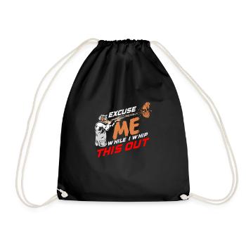 Clay Pigeon Shooting Clay Pigeon Shooting Shooting - Drawstring Bag - black - Front