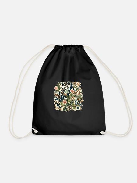 Philately Philatelist Stamp Collecting - Drawstring Bag - black