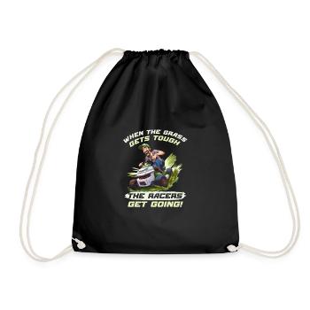 Tondeuse à gazon Tondeuse à gazon de course Tondeuse à gazon de course - Sac de sport léger - noir - Devant