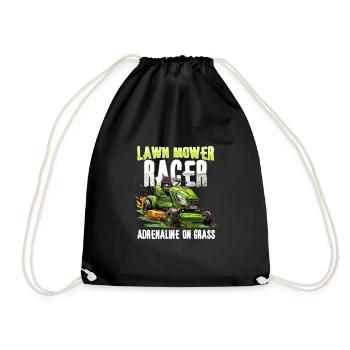 Tondeuse à gazon Tondeuse à gazon de course Tondeuse à gazon de course - Sac de sport léger - noir - Devant