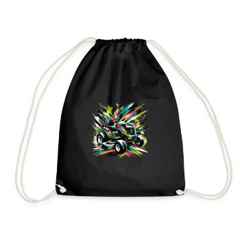 Tondeuse à gazon Tondeuse à gazon de course Tondeuse à gazon de course - Sac de sport léger - noir - Devant