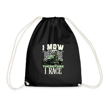 Tondeuse à gazon Tondeuse à gazon de course Tondeuse à gazon de course - Sac de sport léger - noir - Devant