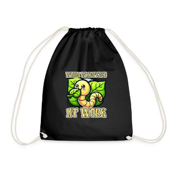 Lombriciculture Jardinage de vers de terre Vermiculture - Sac de sport léger - noir - Devant