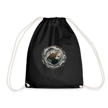Lombriciculture Jardinage de vers de terre Vermiculture - Sac de sport léger - noir - Devant