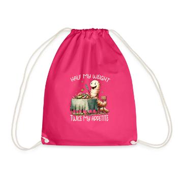 Lombriciculture Jardinage de vers de terre Vermiculture - Sac de sport léger - fuchsia - Devant