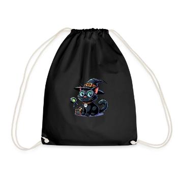 Paranormal Investigator Ghost Halloween Evp Haunte - Drawstring Bag - black - Front