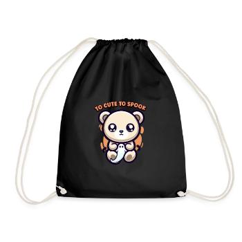 Paranormal Investigator Ghost Halloween Evp Haunte - Drawstring Bag - black - Front