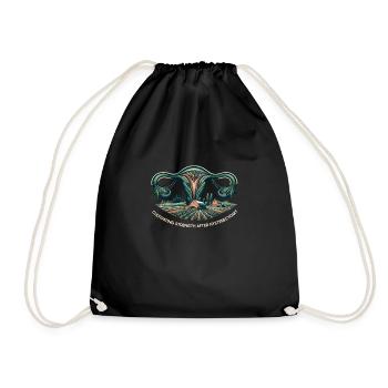Hystérectomie pour restaurer la - Sac de sport léger - noir - Devant
