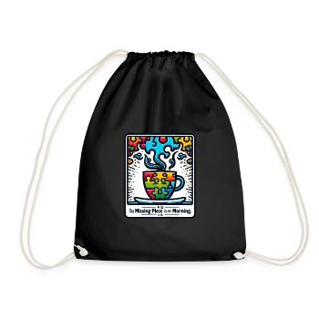 Puzzle Lover Jigzaw Puzzle Jeu de société Puzzler - Sac de sport léger - noir - Devant