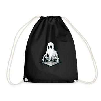 Puzzle Lover Jigzaw Puzzle Board Game Puzzler - Drawstring Bag - black - Front