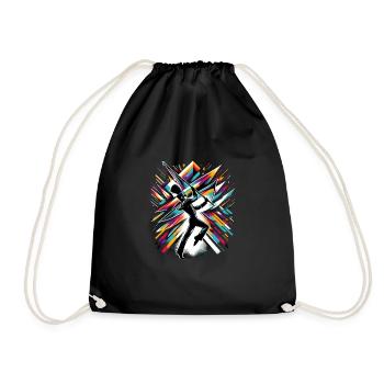 Winter Guard Instructor Colorguard Captain Gift - Turnbeutel - Schwarz - Vorne
