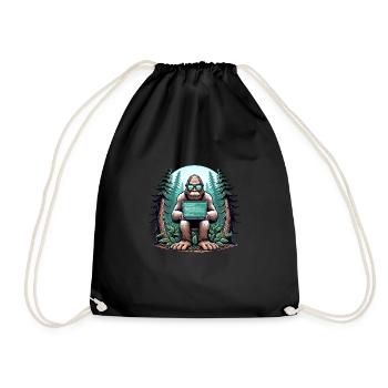 Ethical Hacking Analyst Ethical Cyber Security - Drawstring Bag - black - Front