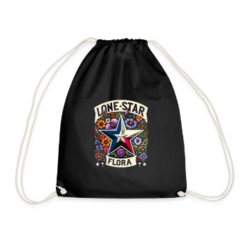 Texas Wildflowers Season Fields Flowers Texas - Drawstring Bag - black - Front