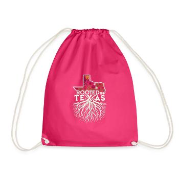 Texas Wildflowers Season Fields Flowers Texas - Drawstring Bag - fuchsia - Front