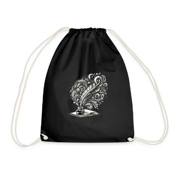 Poetry Slam Writer Poet Literature Slam Poetry Day - Drawstring Bag - black - Front