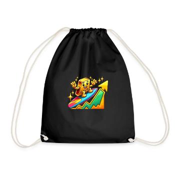 Gold Trader Forex Trader XAUUSD Trader - Drawstring Bag - black - Front