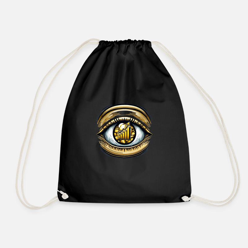 Trader d’or Forex Trader XAUUSD Trader - Sac de sport léger - noir