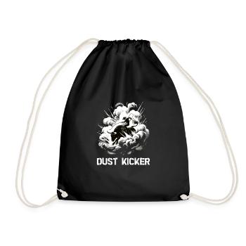 Rodeo Bull Riding Livestock Show Farmer Cattle - Drawstring Bag - black - Front